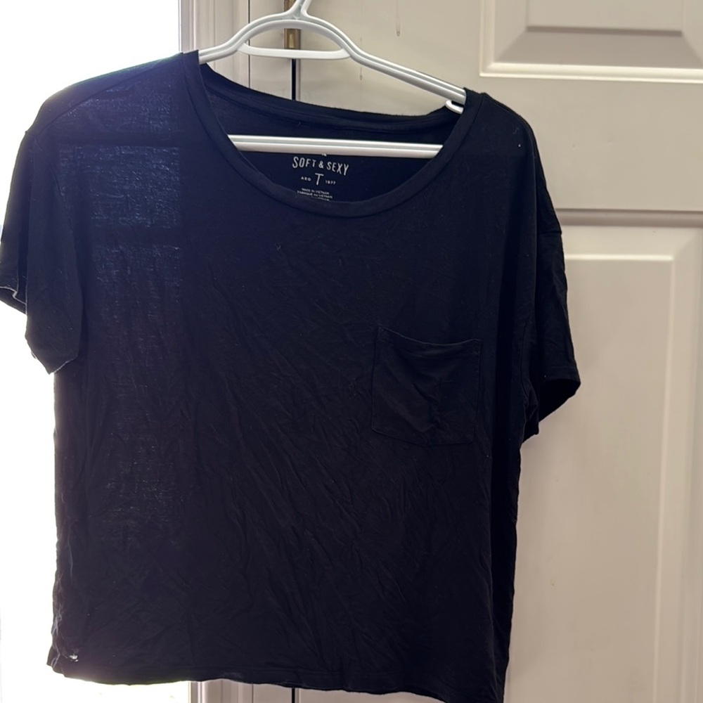 Softspots Black Women's Top